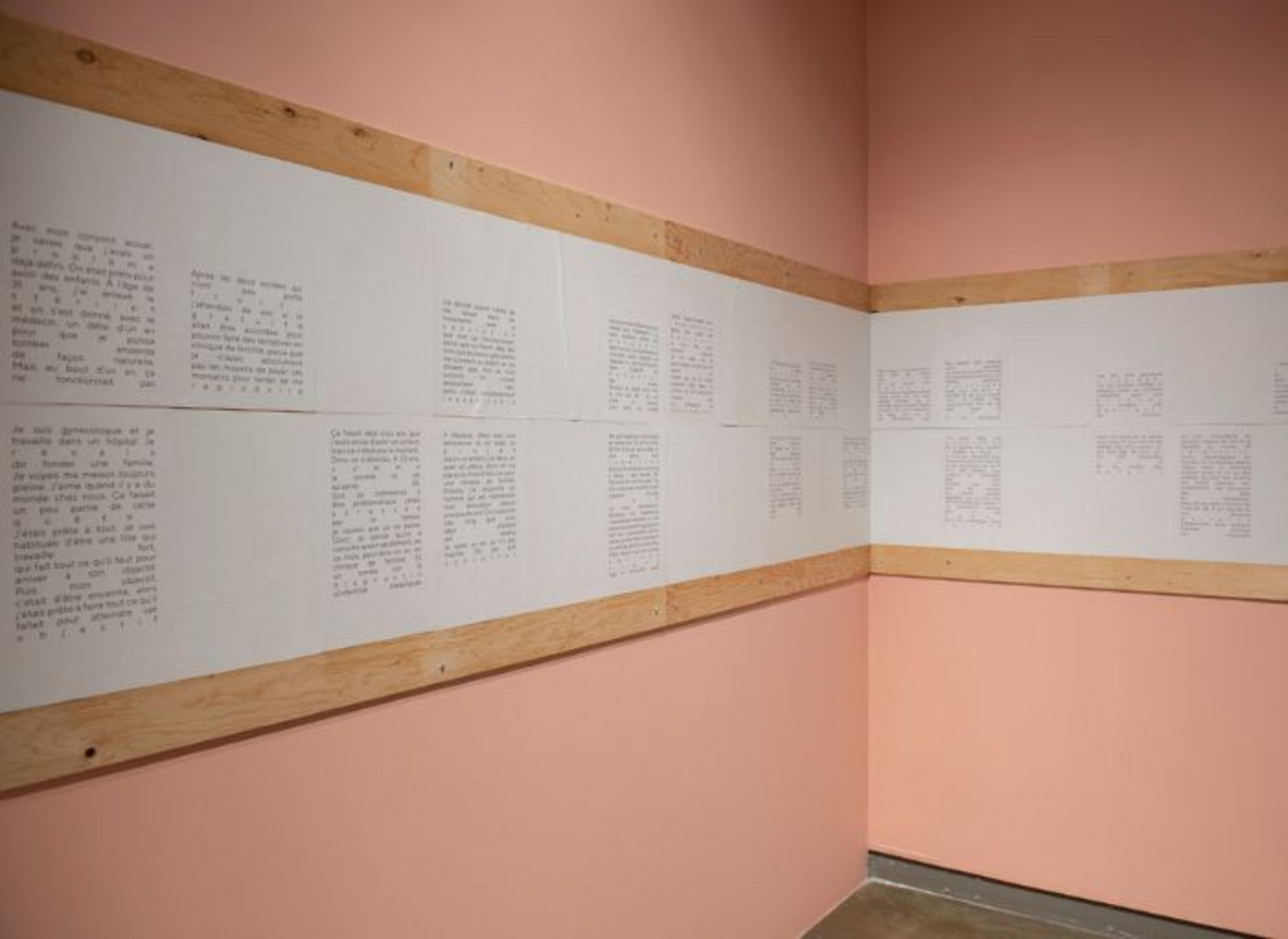Détail de 'Leurs mots' d'Heidi Barkun
