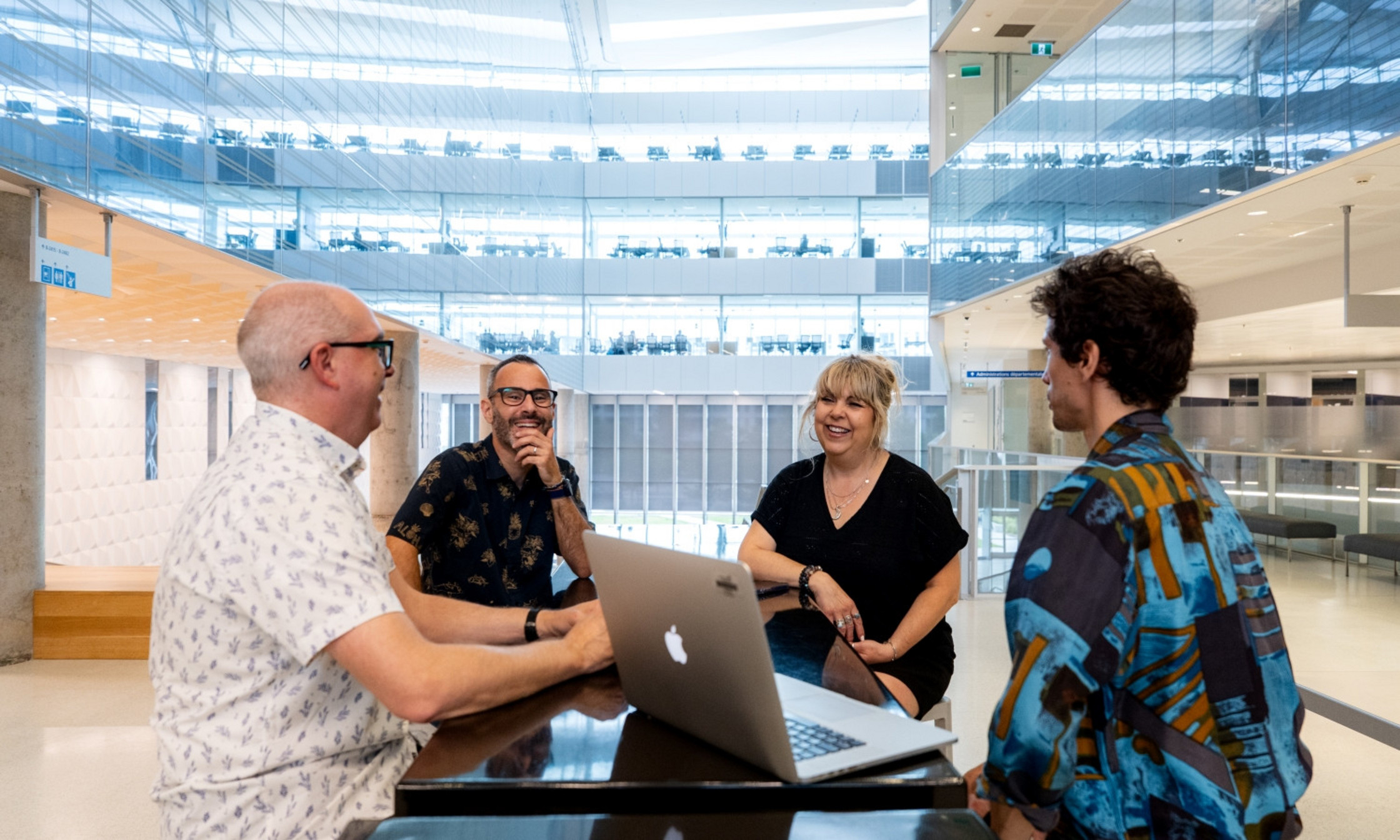 Dominic Boisvert, Sylvain Puccini, Dania Ramirez et Vincent LeBlanc