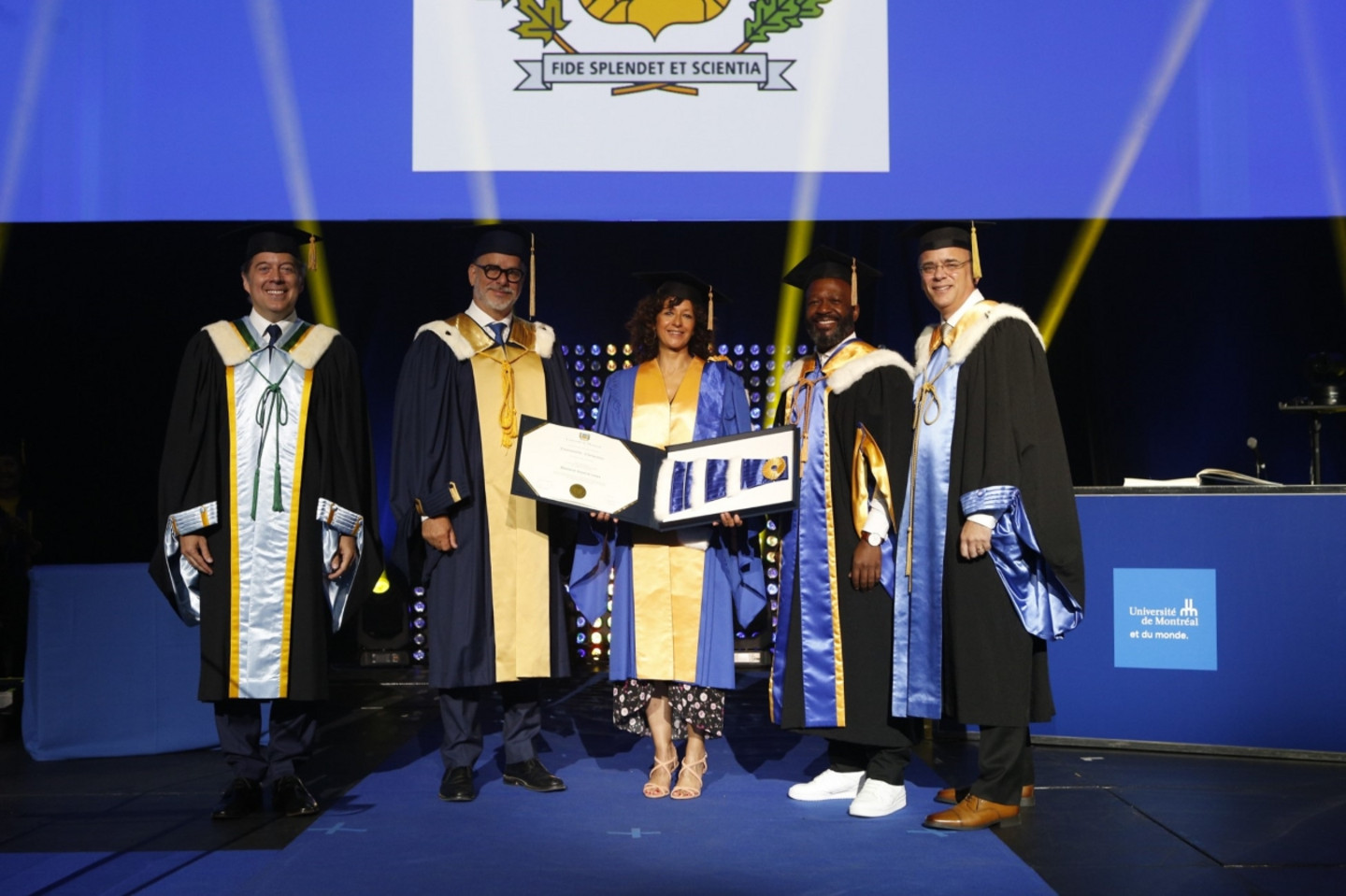 Frédéric Bouchard, Daniel Jutras, Emmanuelle Charpentier, Frantz Saintellemy et Alexandre Chabot