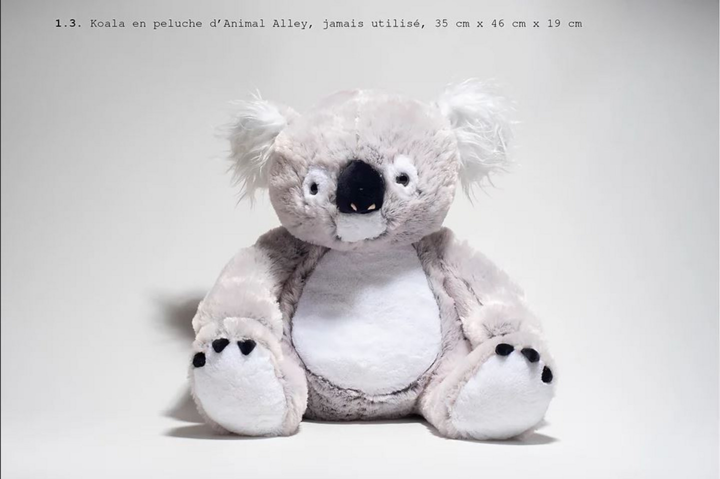 Koala en peluche jamais utilisé