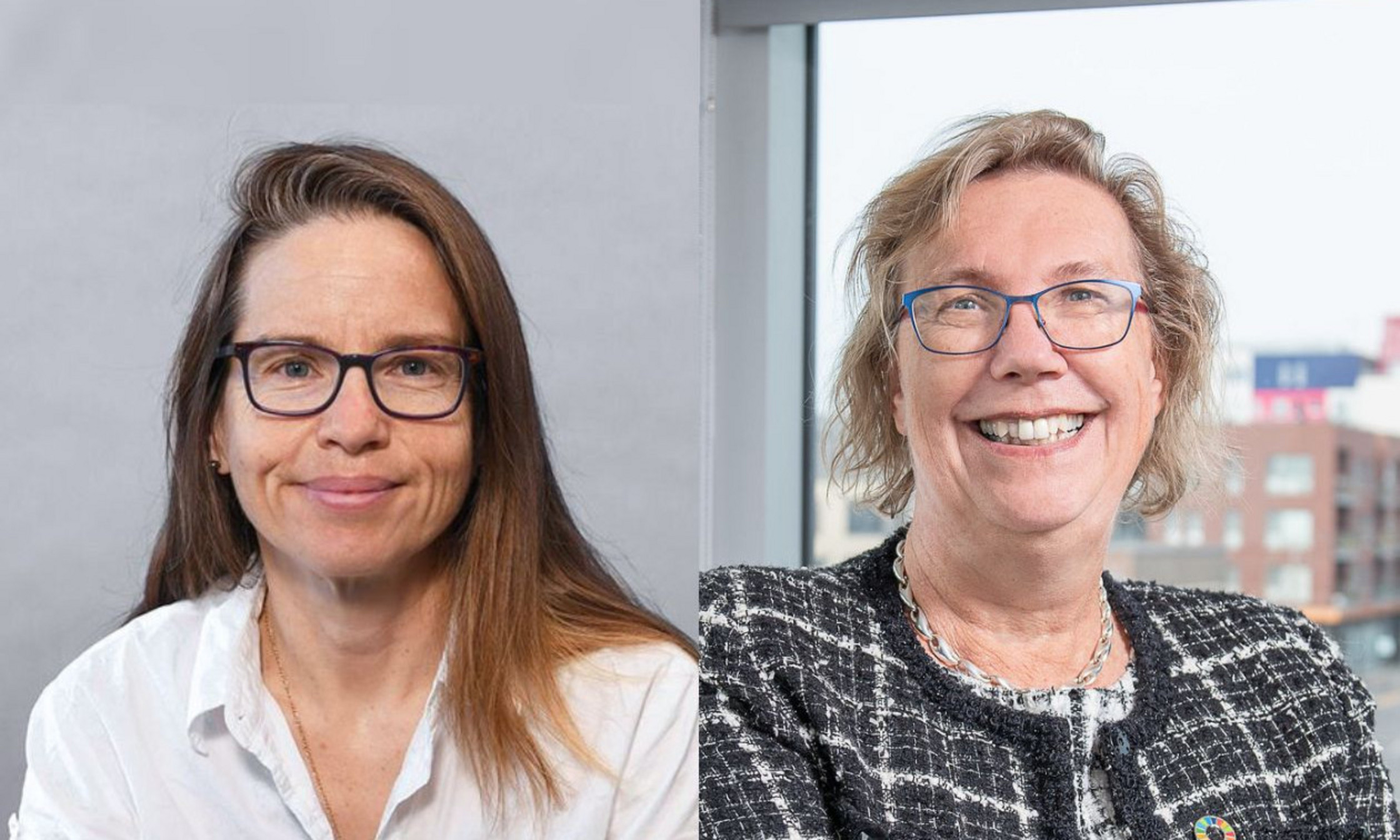 Hélène Carabin et Evelyn De Leeuw