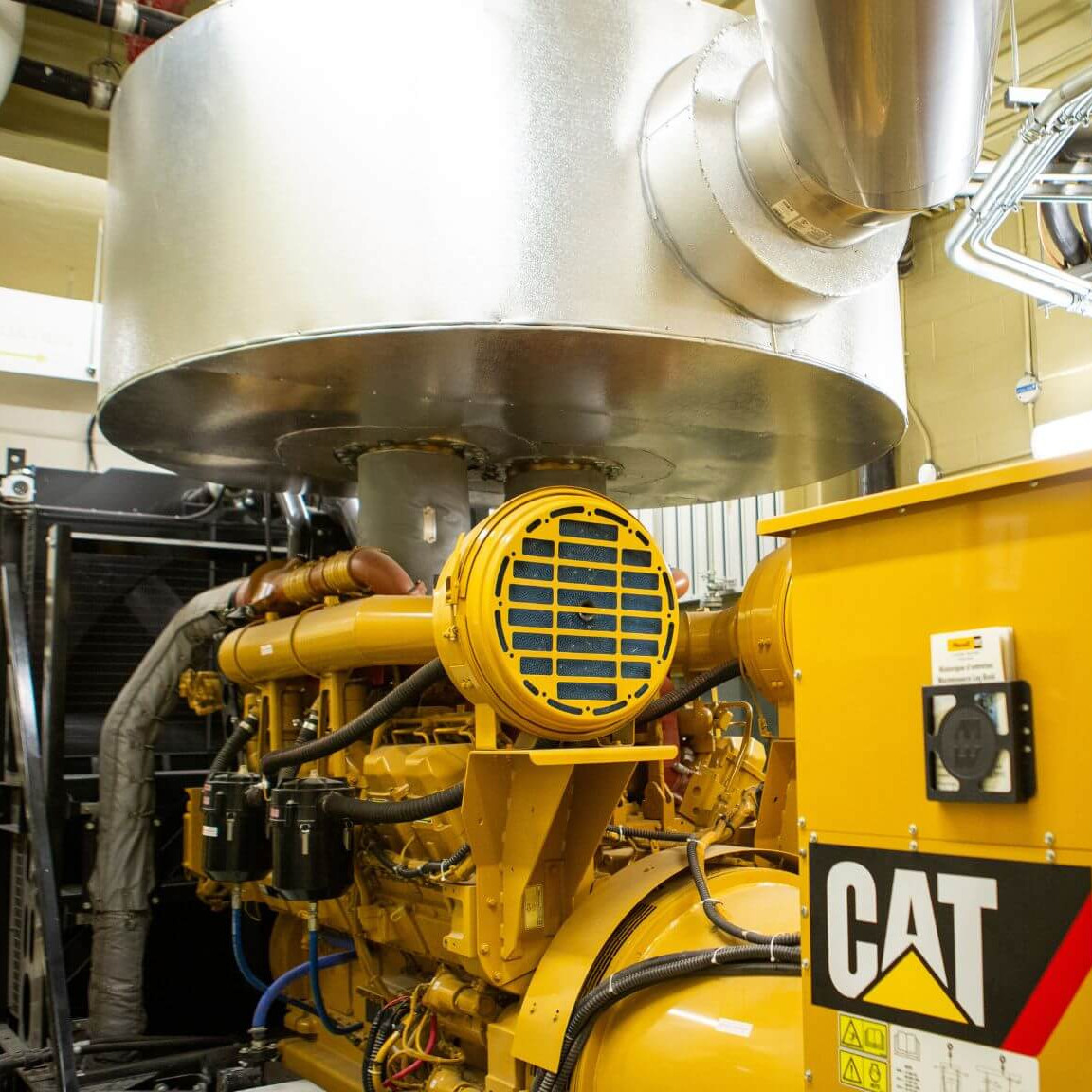 L'une des génératrices de la Centrale thermique.