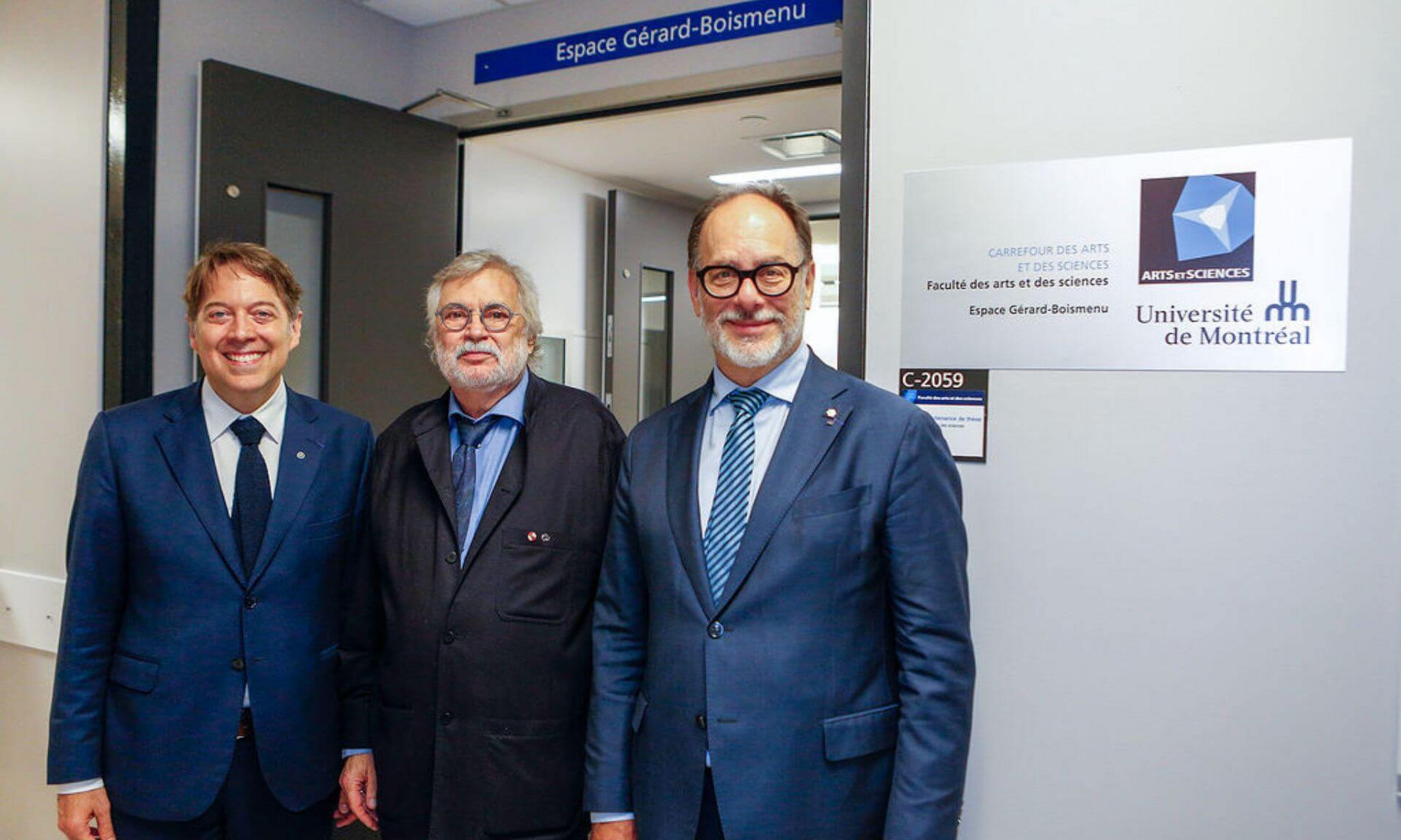 Frédéric Bouchard, Gérard Boismenu et Daniel Jutras