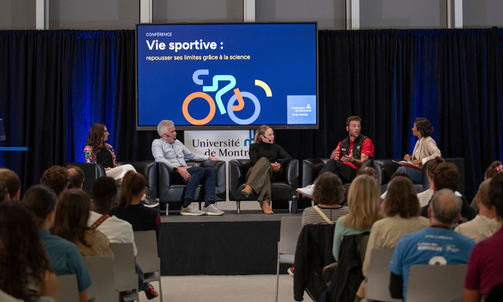 Les Mondiaux de cyclisme ont enflammé le campus le mois dernier. Toute une communauté s’est mobilisée, de la réfection de la chaussée du chemin de la Rampe à l’organisation d'une conférence, d'un kiosque santé et d'une exposition photo sur le campus.
