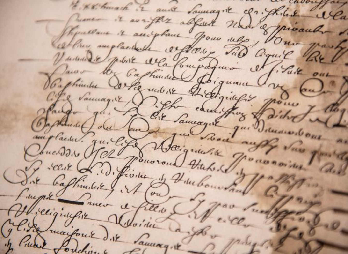 One of the documents that Jean-Olivier Dicaire-Leduc managed to decipher using the Transkribus tool, which uses artificial intelligence.