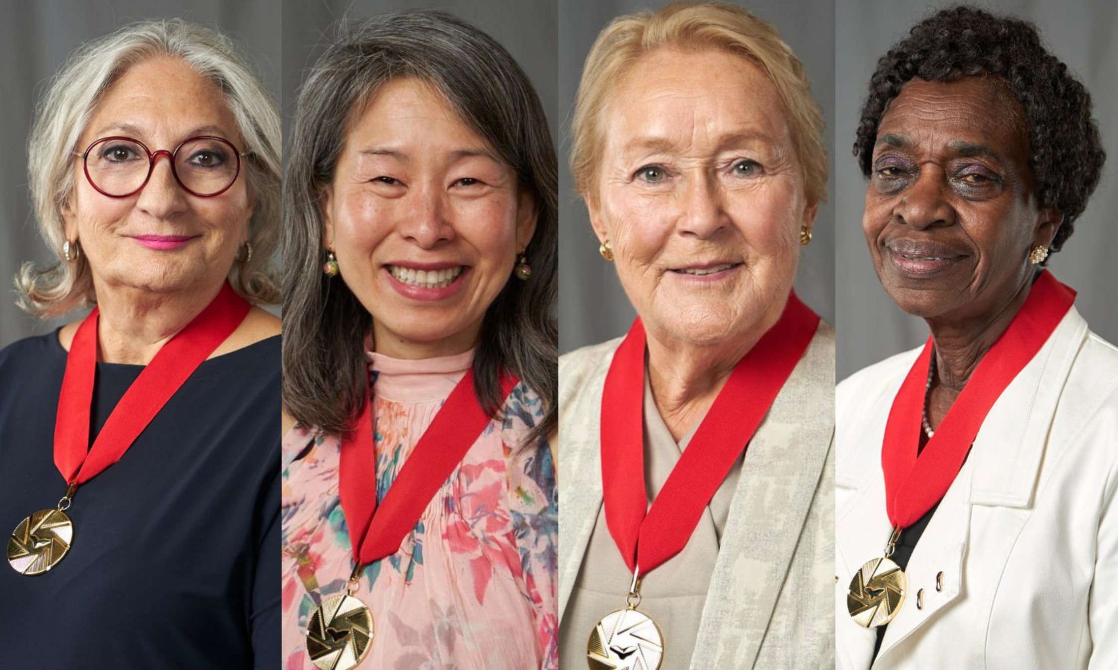 France Charbonneau, Kim Thúy, Pauline Marois et Yvette Bonny France Charbonneau, Kim Thúy, Pauline Marois et Yvette Bonny