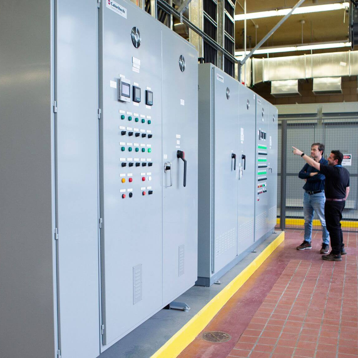 Les nouvelles chaudières électriques de la centrale thermique.