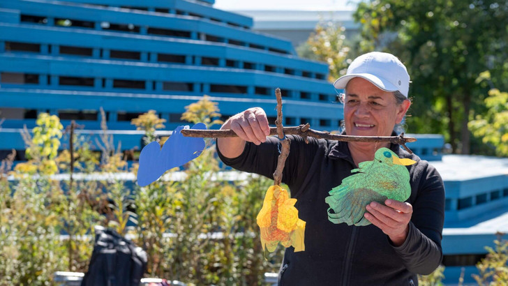 On September 20th, several people gathered at the Projets éphémères site to learn more about urban agriculture and meet the partners who garden there.