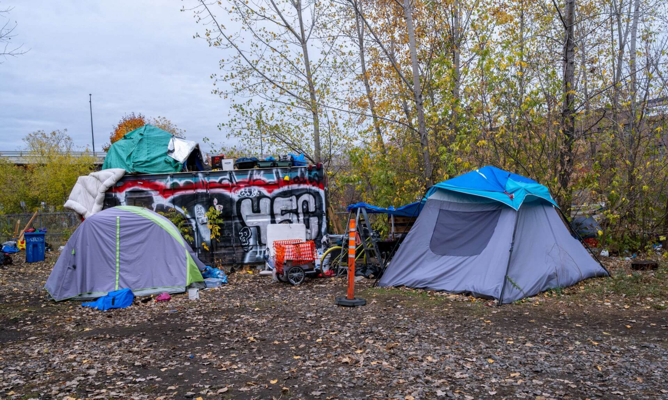 Les campements et leur démantèlement forcé constituent «l'une des violations les plus graves du droit au logement au Canada, selon Sue-Ann MacDonald. Les démantèlements sont toujours justifiés par les mêmes raisons: risque d'incendie, violence, criminalité, mais ce sont des histoires où les gens perdent tout, leurs effets personnels, leurs communautés, leurs lieux d'ancrage et d'appartenance».