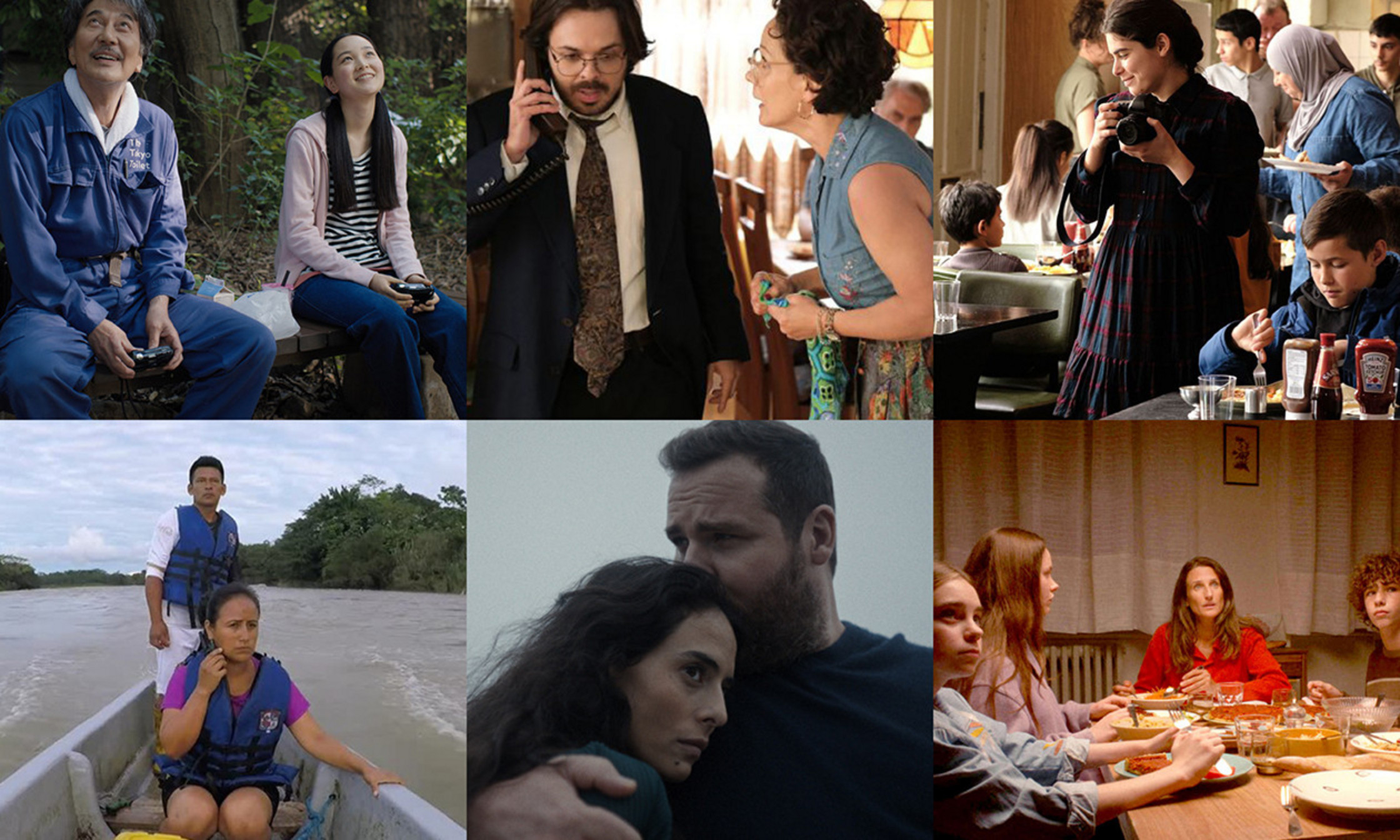 Films à l’affiche au Ciné-campus cet automne: «Les jours parfaits,» de Wim Wenders; «1995», de Ricardo Trogi; «The Old Oak: notre pub», de Ken Loach; «Amazonie: à la rencontre des gardiens et des gardiennes de la forêt», de Santiago Bertolino; «La femme cachée», de Bachir Bensaddek; et «Toni en famille,» de Nathan Ambrosioni. Films à l’affiche au Ciné-campus cet automne: «Les jours parfaits» de Wim Wenders, «1995» de Ricardo Trogi, «The Old Oak: notre pub» de Ken Loach, «Amazonie, à la rencontre des gardiens et des gardiennes de la forêt» de Santiago Bertolino, «La femme cachée» de Bachir Bensaddek et «Toni en famille» de Nathan Ambrosioni.