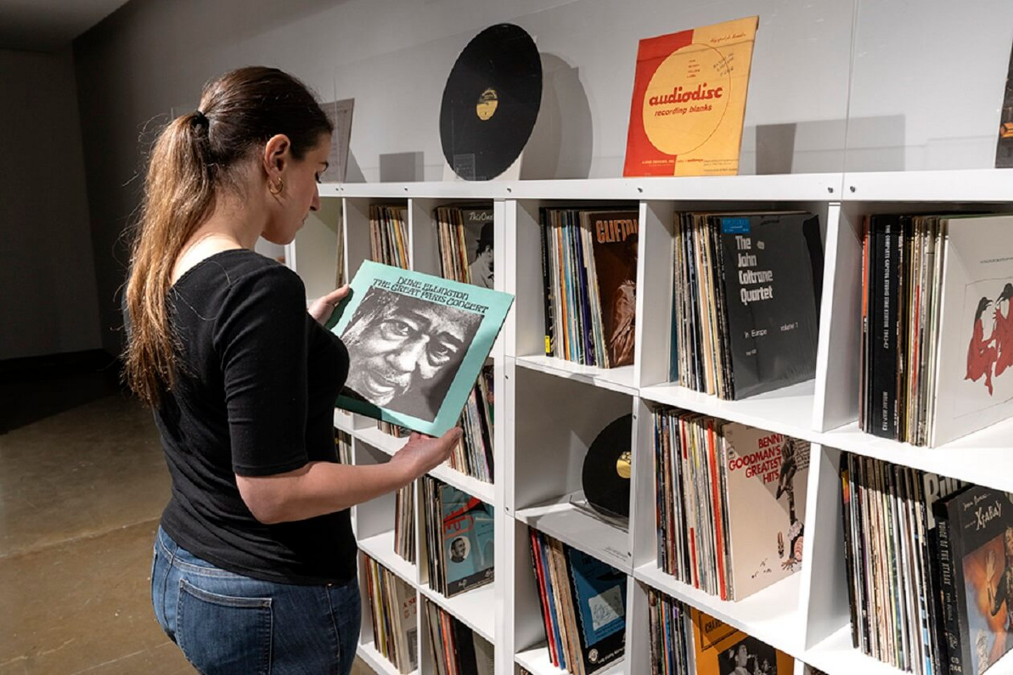 La collection de disques de Charles Gagnon.