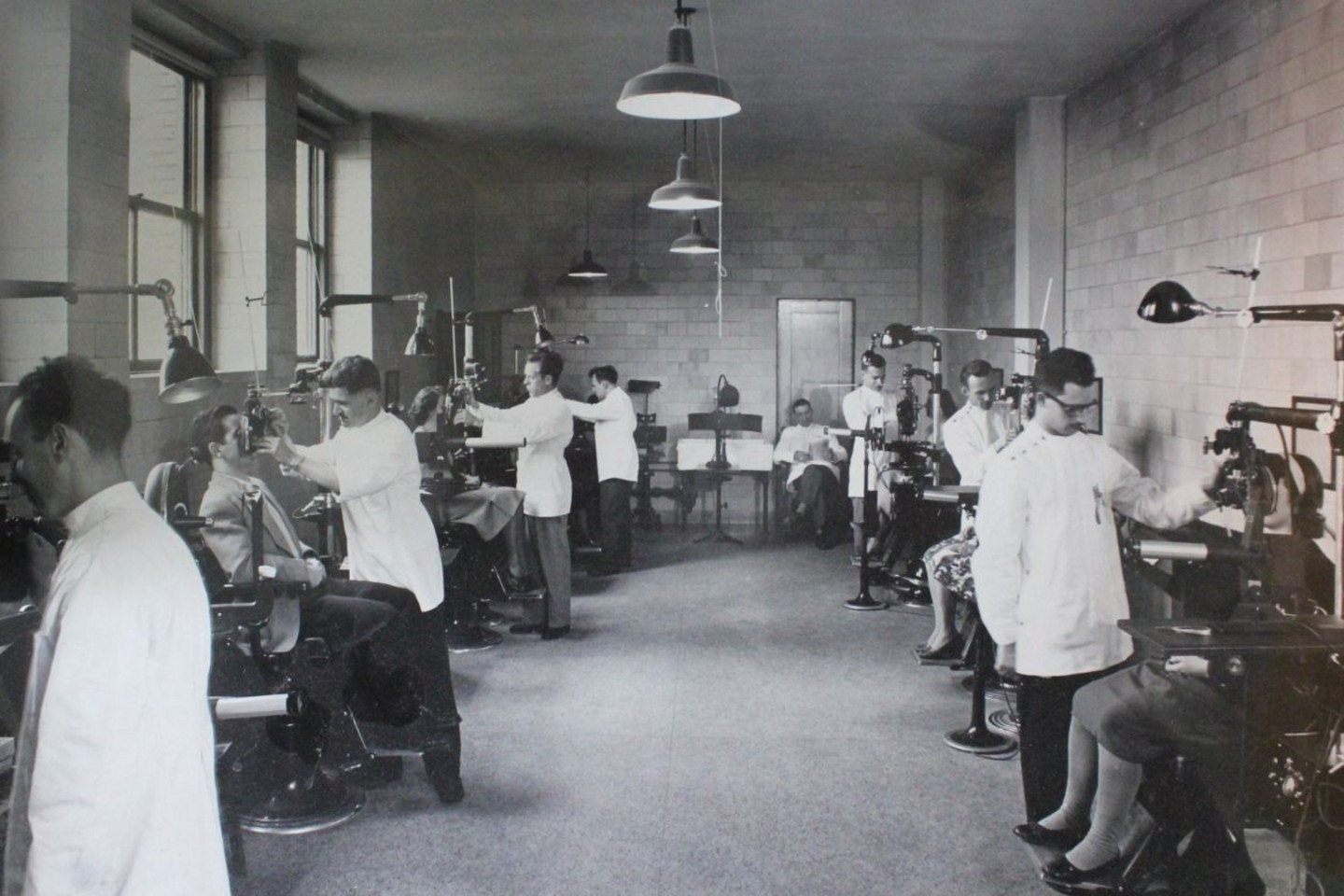 La Clinique progresse peu à peu, ici en 1949 