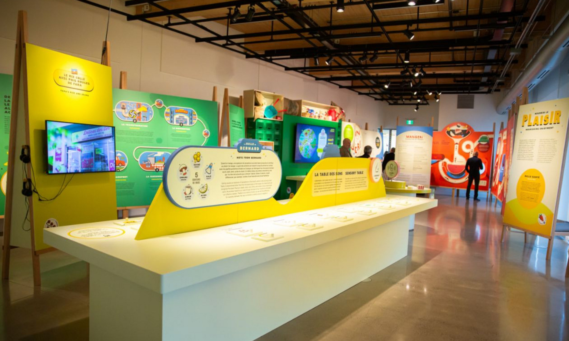 «Manger! L’exposition qui nourrit» explore le lien entre le bien-être et l’alimentation. «Manger! L’exposition qui nourrit» explore le lien entre le bien-être et l’alimentation.