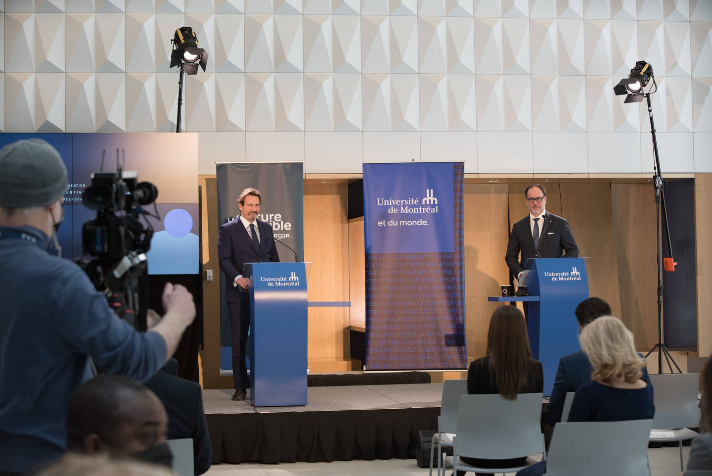 Pierre Karl Péladeau et Daniel Jutras 
