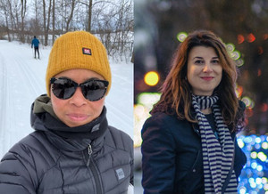 Nathalie Sanon et Joëlle Andraos Nathalie Sanon et Joëlle Adraos