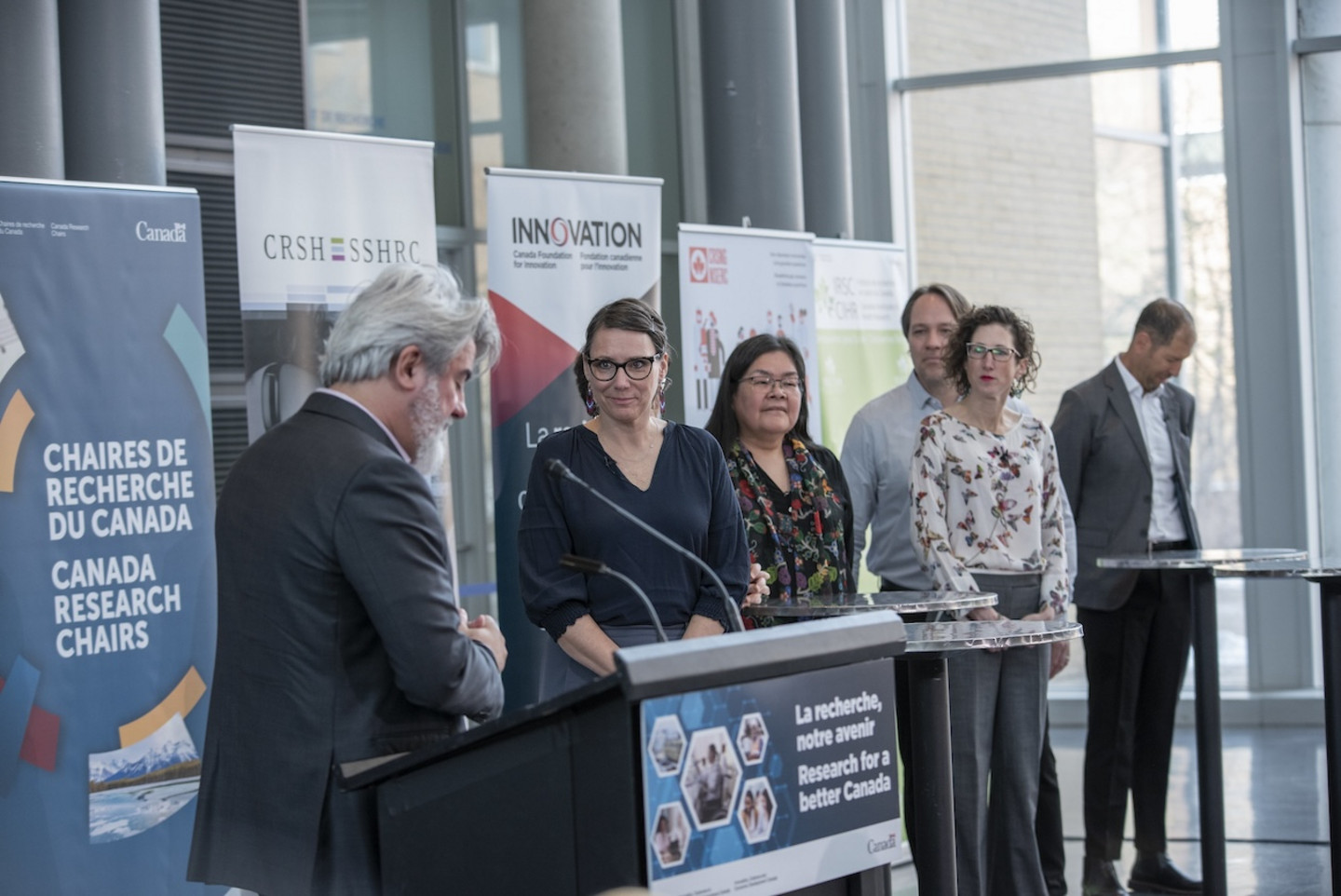Pablo Rodriguez, Annie Pullen Sanfaçon, Yvette Mollen, Miriam Beauchamp, Louis De Beaumont et Mohamed Hijri