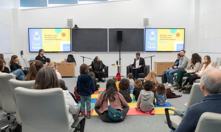 Story time hosted by Josephine Bacon.